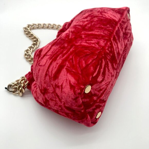 I.N.C. International Concepts Red Pepper Rennata Quilted Convertible Clutch - NW - Picture 9 of 11